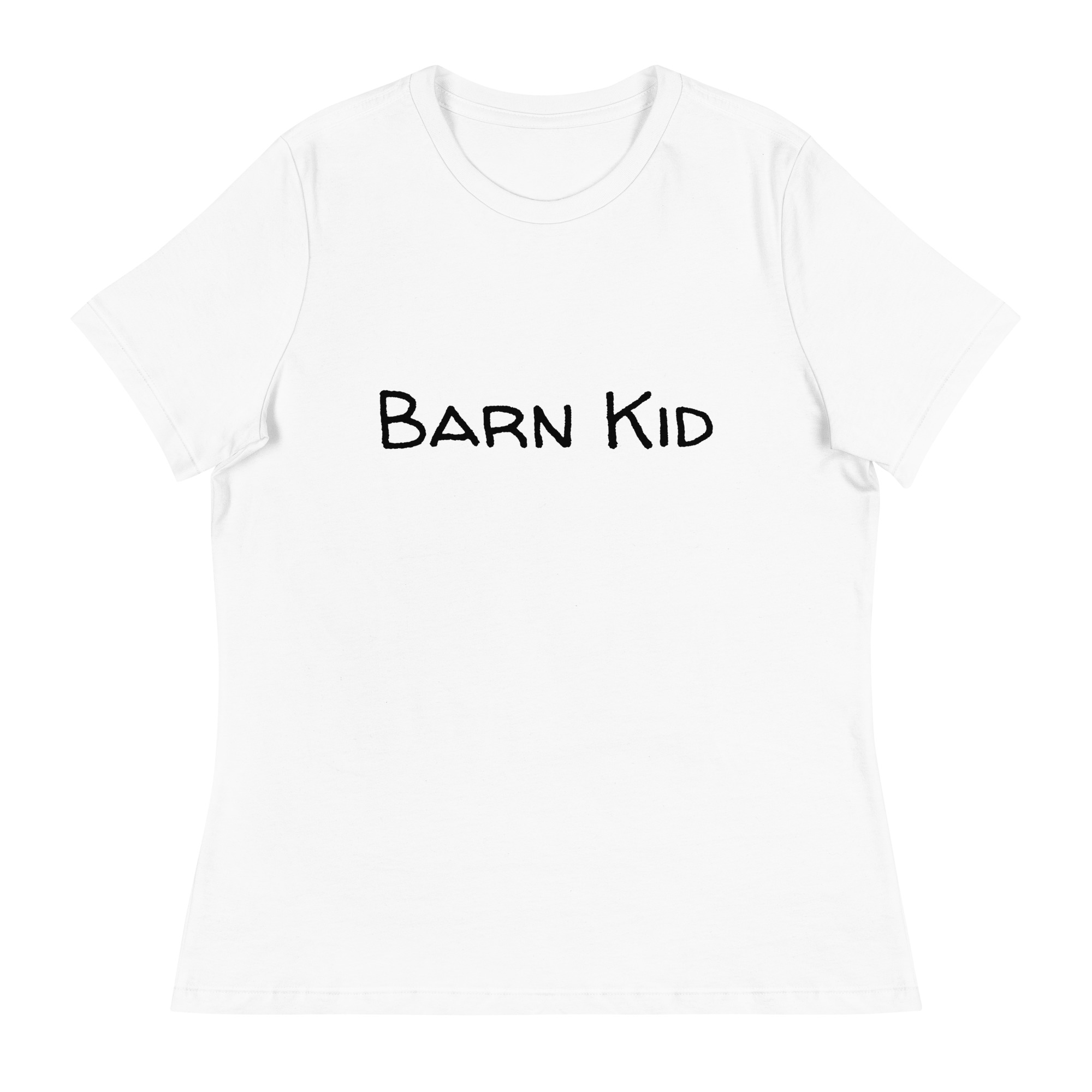 barn kid women's relaxed t shirt barn kid women's relaxed t shirt